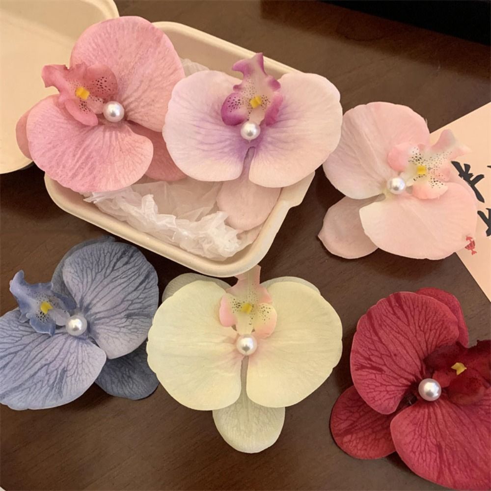 Orchid Phalaenopsis - Phalaenopsis 진주 헤어 클립 난초 나비