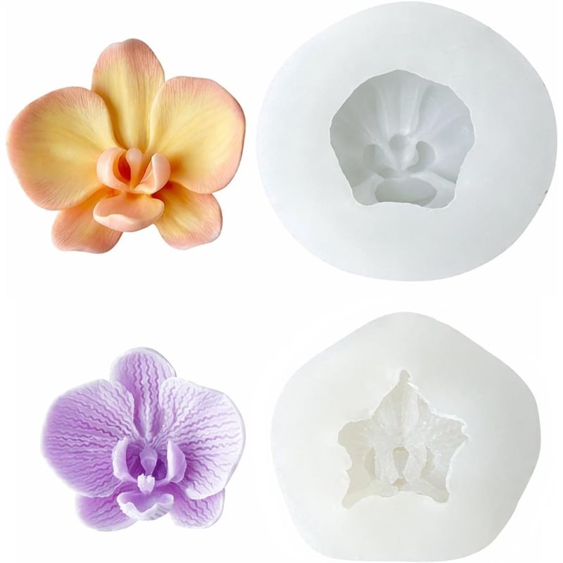 ABKP-포장마초 초콜릿 캔디 케이크 에폭시 수지 몰드 - Orchid Phalaenopsis 리뷰 및 가격
