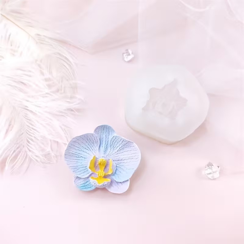 3D 나비 난초 실리콘 양초 몰드 아로마테라피 석고 비 - Orchid Phalaenopsis 리뷰 및 가격