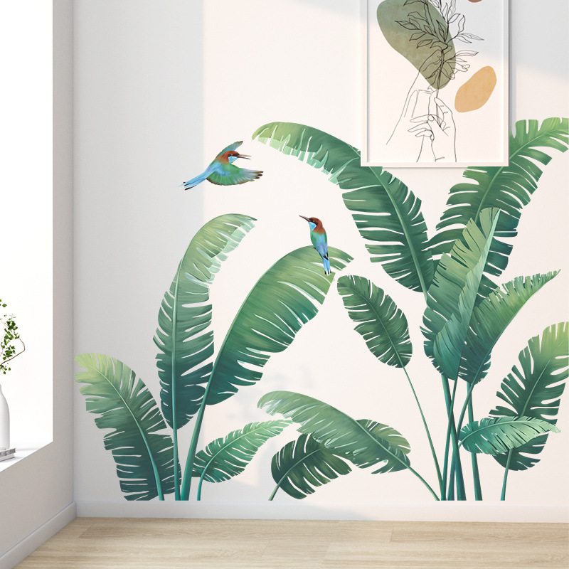 열대 식물 바나나 잎 비닐 벽 스티커 침실 액세서리 벽 - Monstera Thai Constellation 리뷰 및 가격