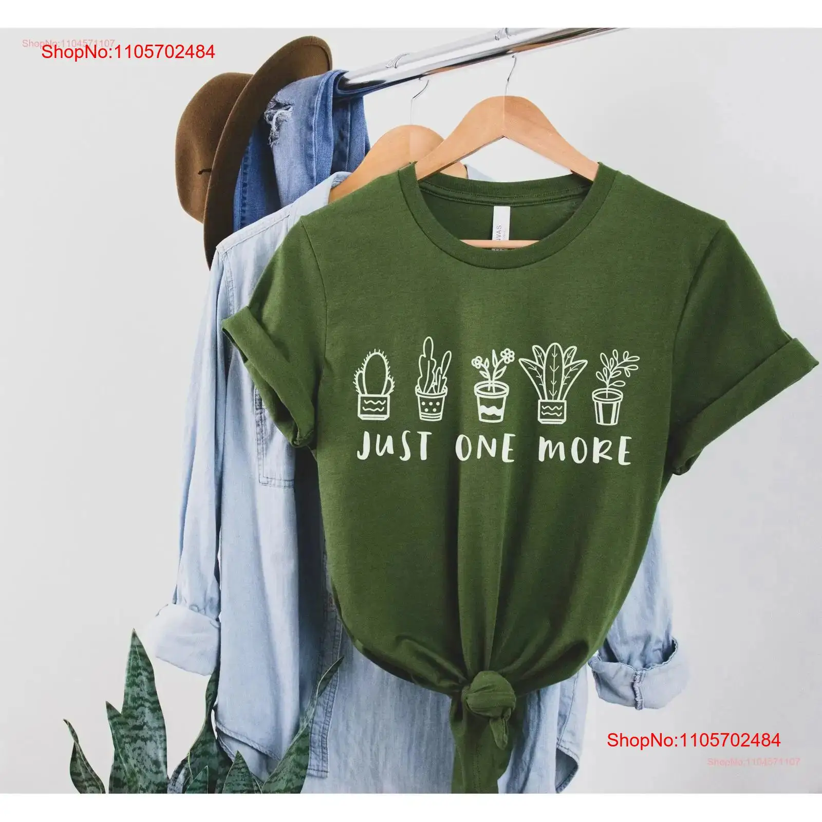 Just One More PlanT T 셔츠 Funny - Plant Parenthood 리뷰 및 가격