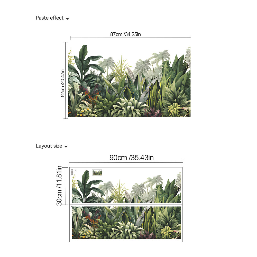 열대 녹색 식물 벽 스티커 2개, 녹색 잎 벽 데칼 붙 - Monstera Thai Constellation 리뷰 및 가격